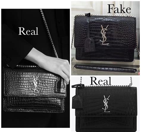 fake ysl logo vs real|authentic ysl dust bag.